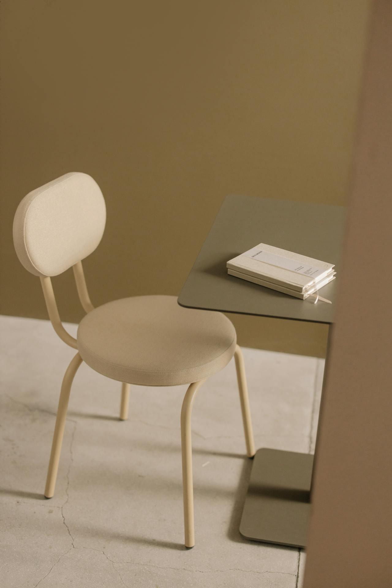 Close-up of a contemporary furniture finish