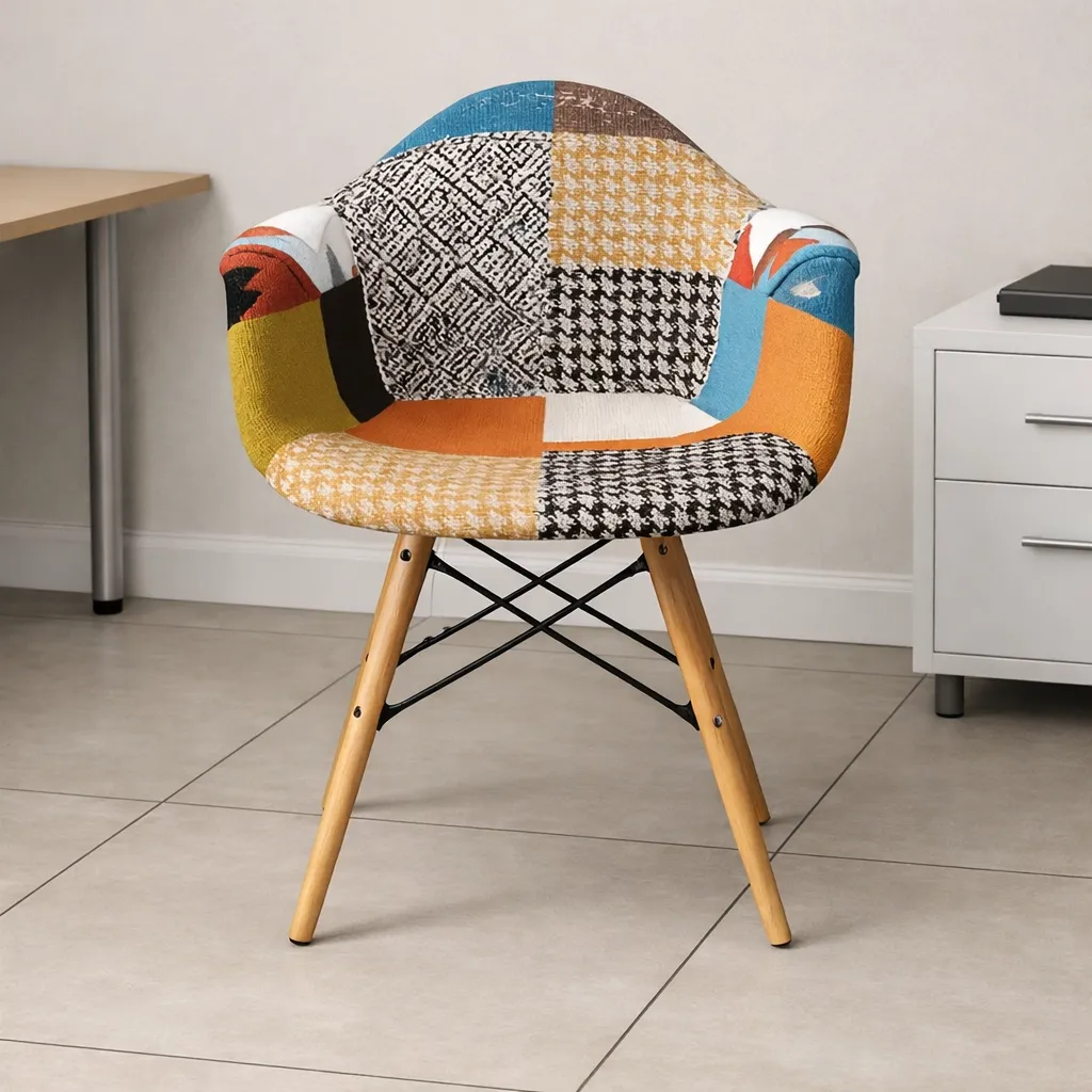 Patchwork Accent Chair