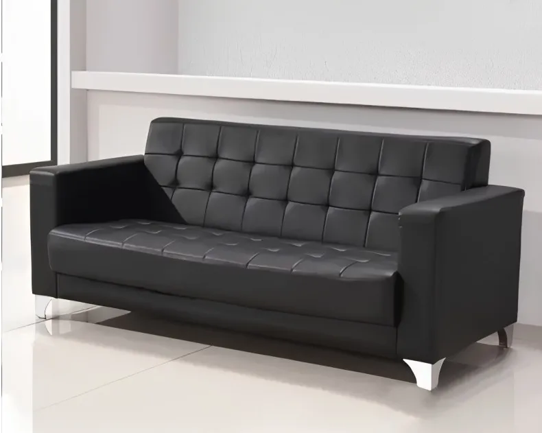 3-Seater Office Leather Sofa