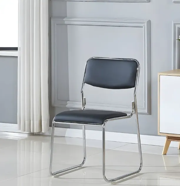 Stackable Chrome Guest Chair view 2