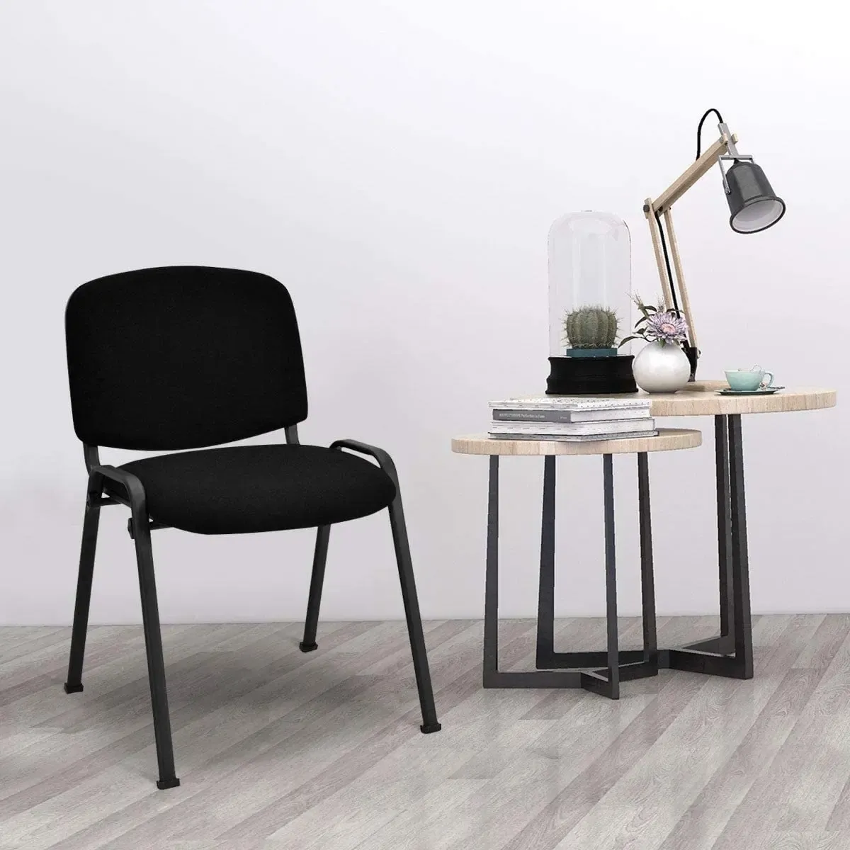 Metro Black Visitor Chair