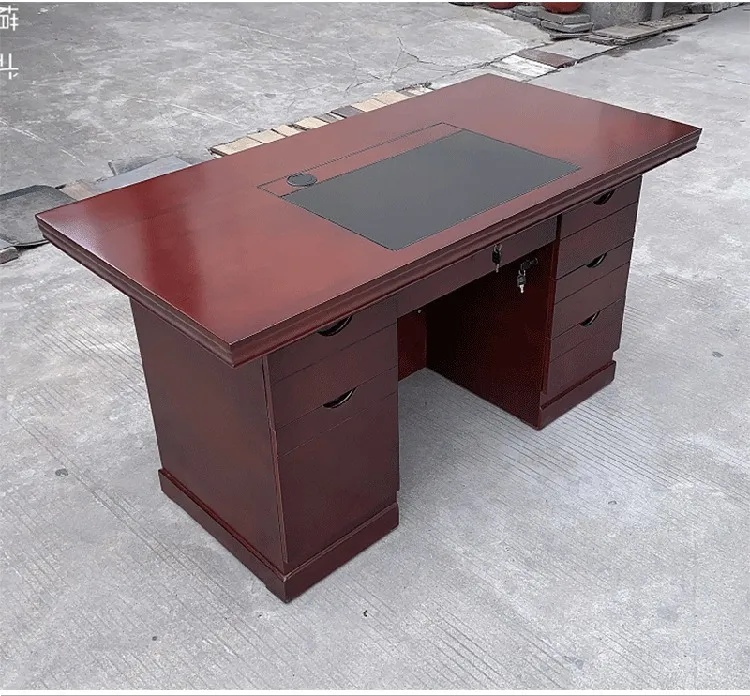 1.2m Mahogany Executive Office Desk