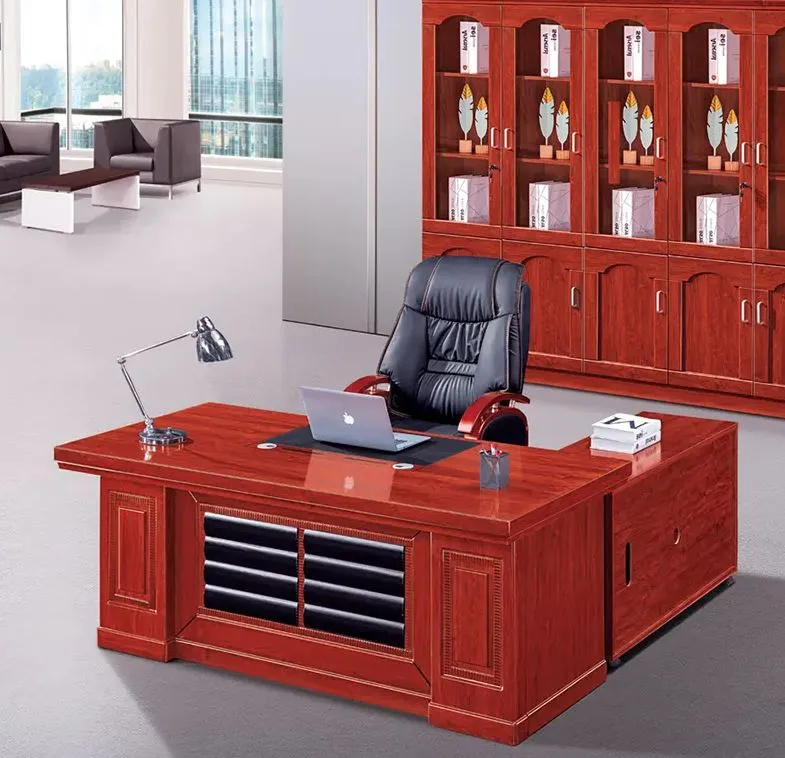 1.6m Executive Mahogany Desk