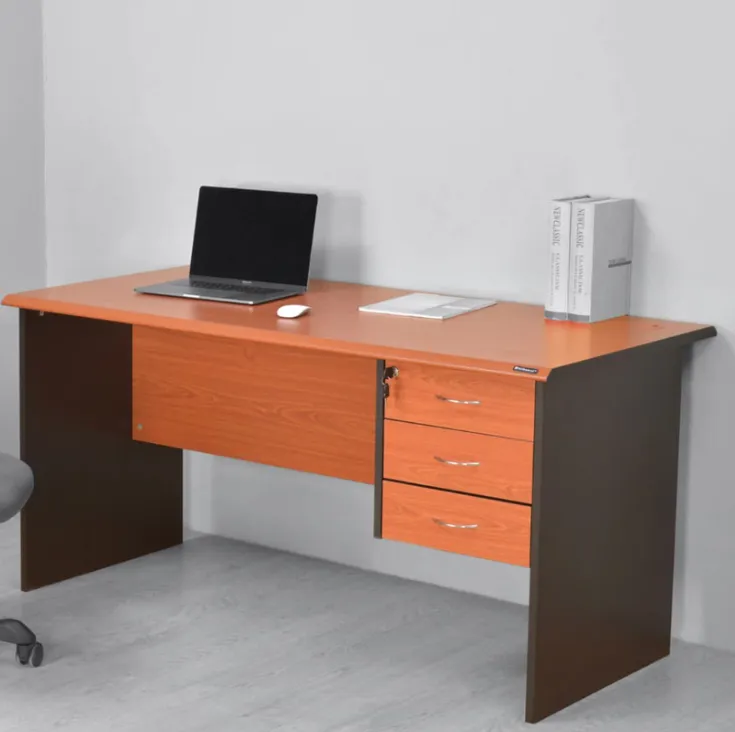 1.2m Office Desk With Fixed Drawer