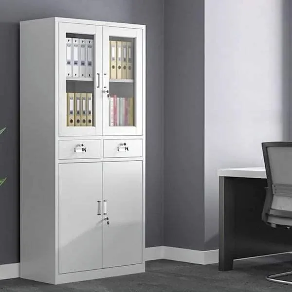 Half Glass Office Filing Cabinet (FC1804)