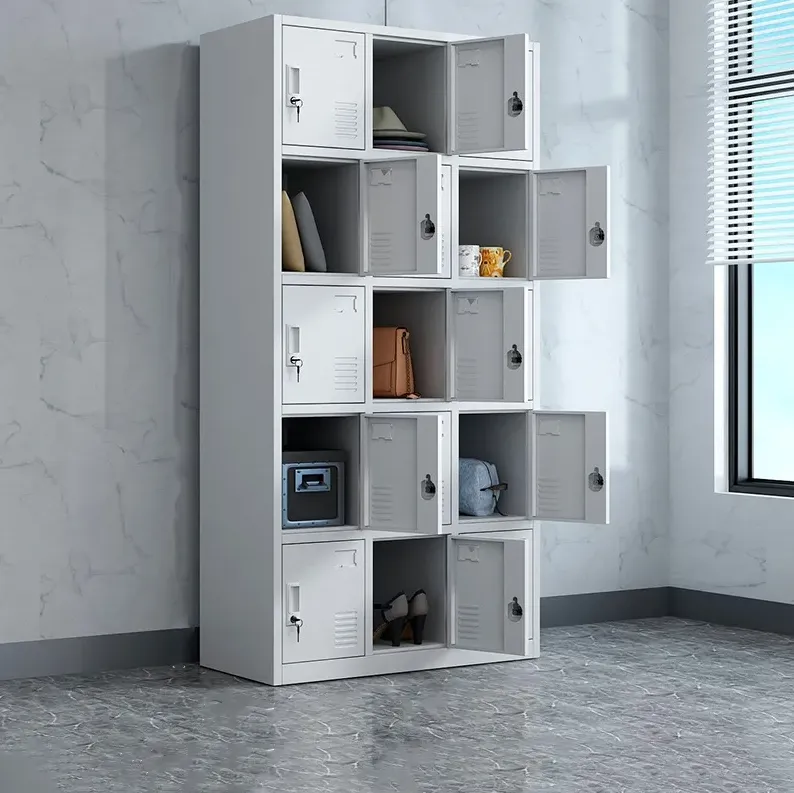 15-Locker Office Filing Cabinet