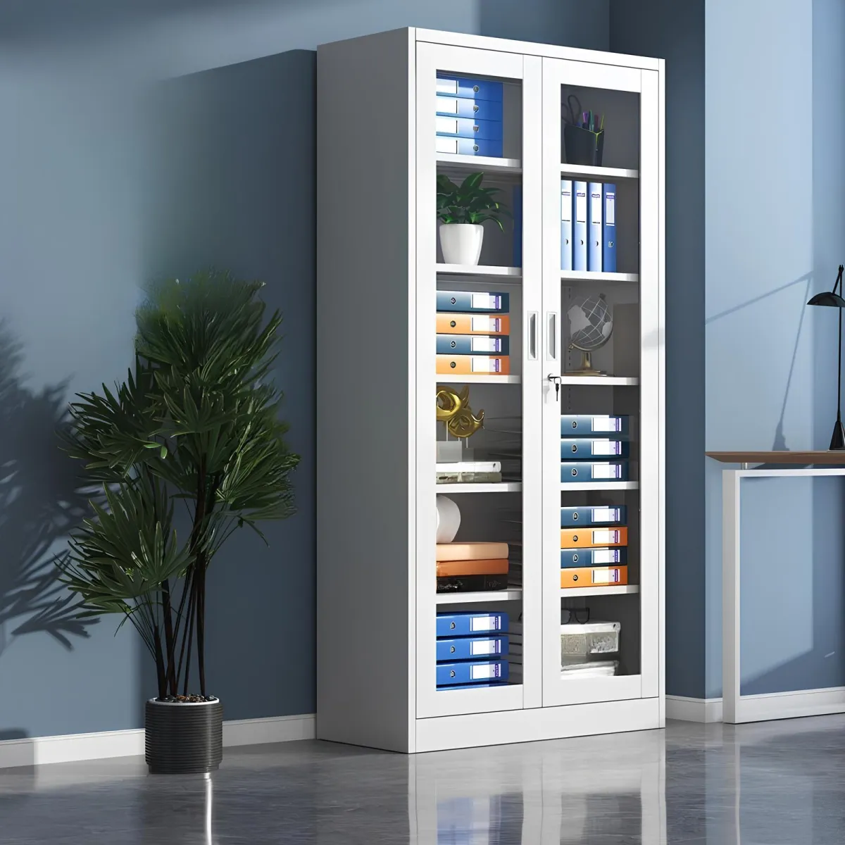 Full-Glass Office Filing Cabinet