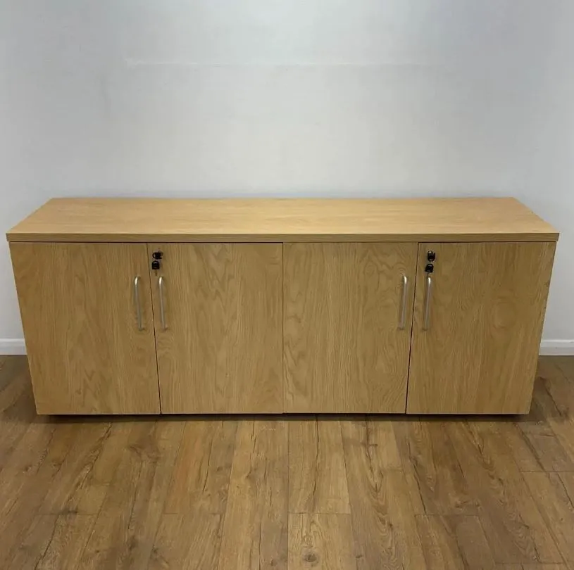 4-Door Wooden Office Credenza