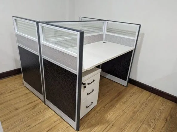 Two-Way Wooden Office Workstation view 2