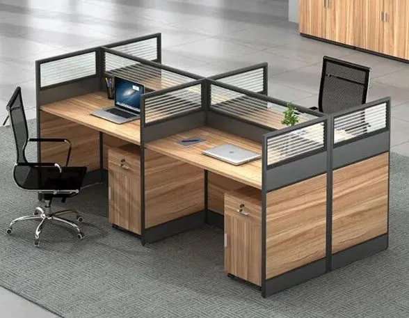 Four-Seater Office Workstation view 2