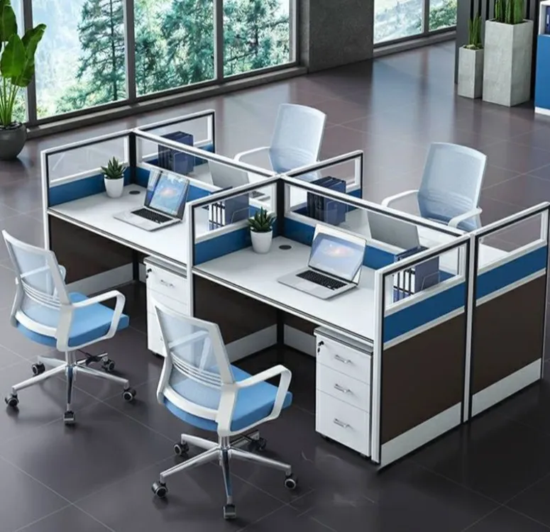 4-Way Modular Office Workstation