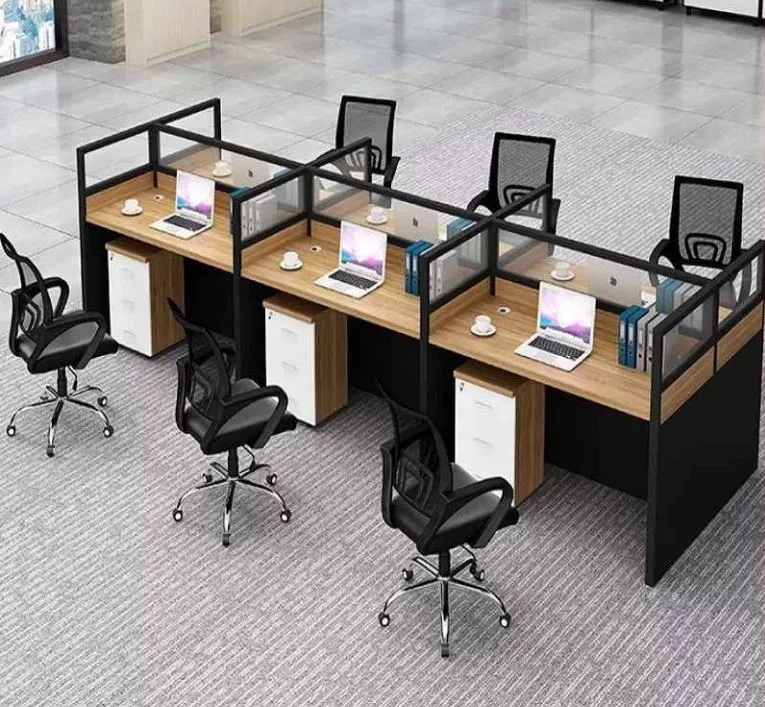 6-Way Office Workstation view 2