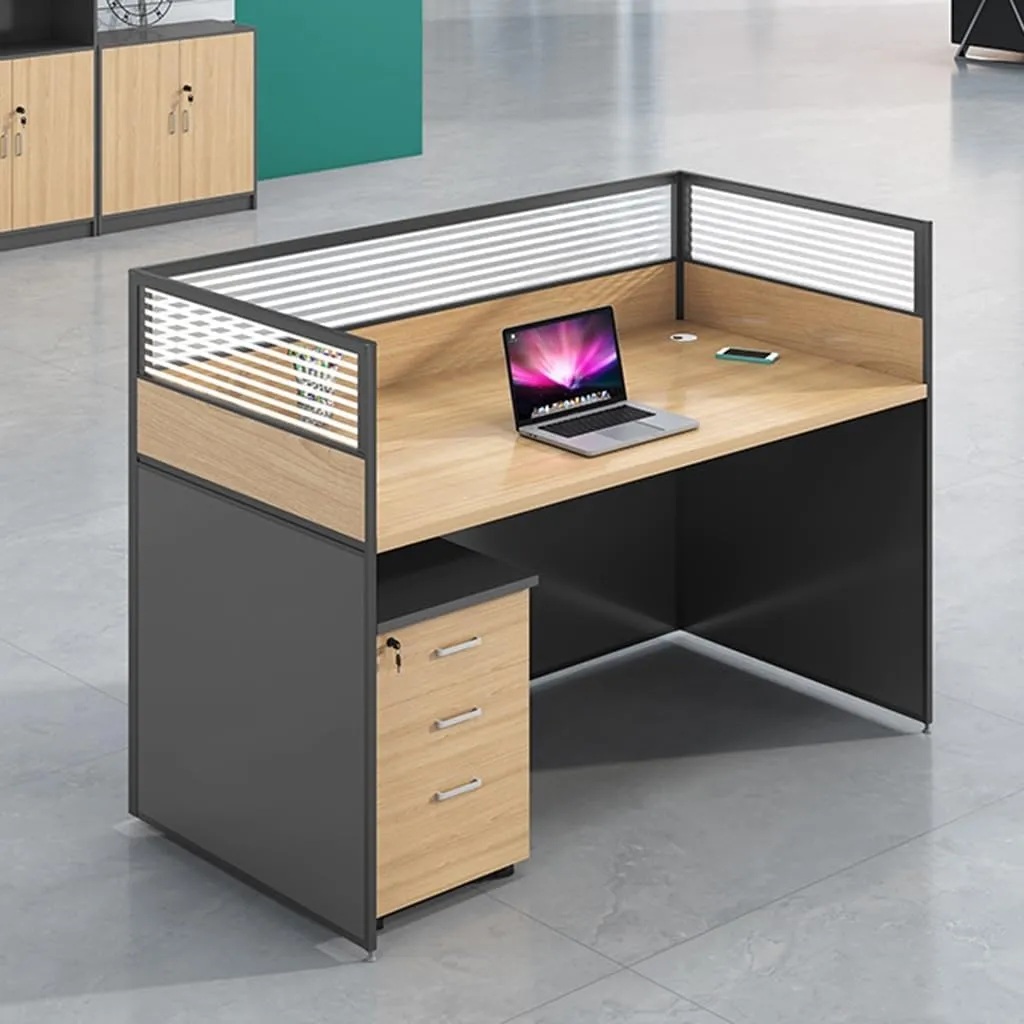 One-Way Wooden Workstation