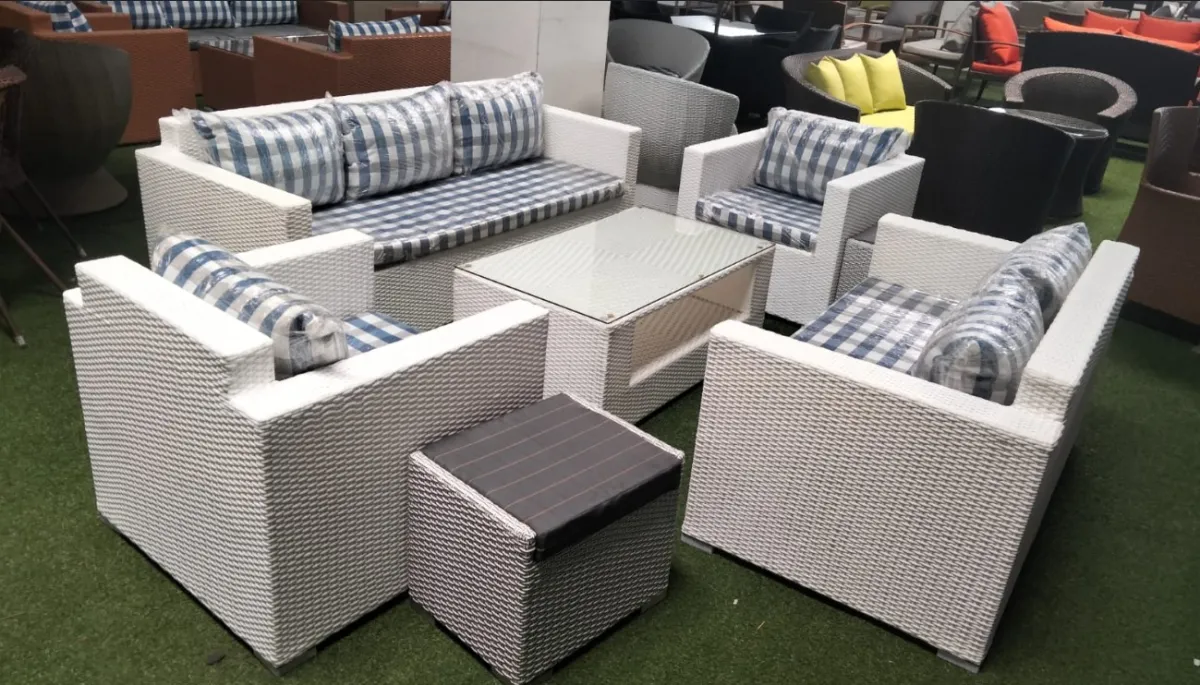7 Seater Outdoor Rattan Sofa Set