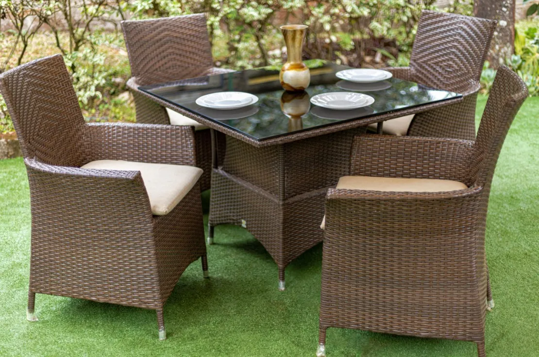 4 Seater Outdoor Rattan Set