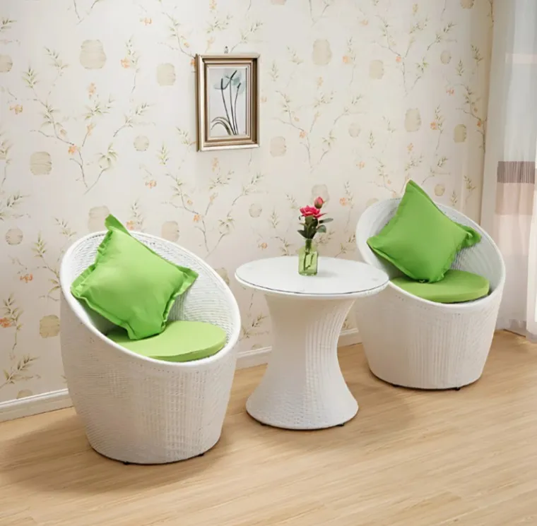 Rattan Balcony Table & Chair