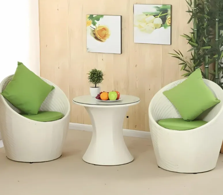 Rattan Balcony Table & Chair view 2