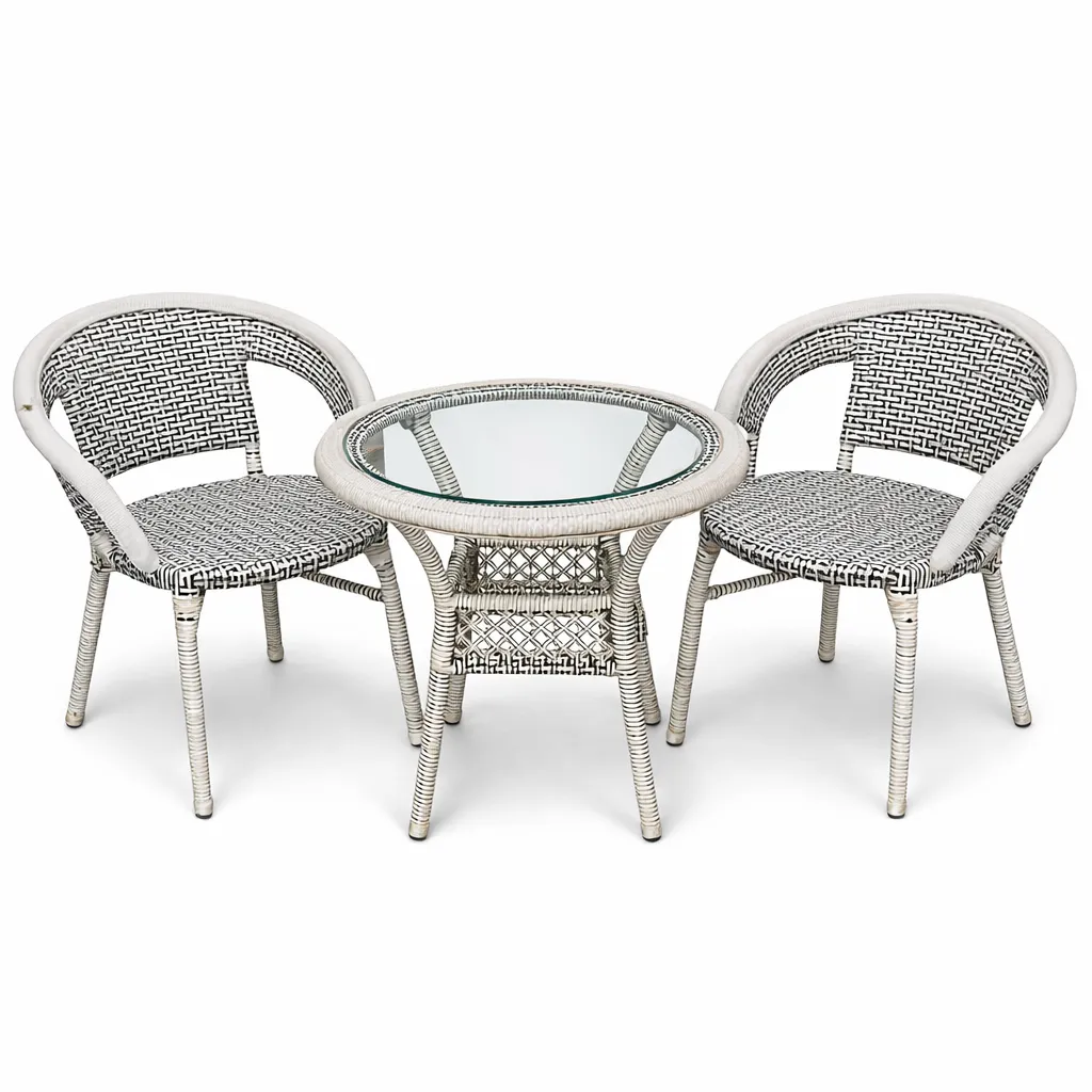 Woven Patio Set view 2